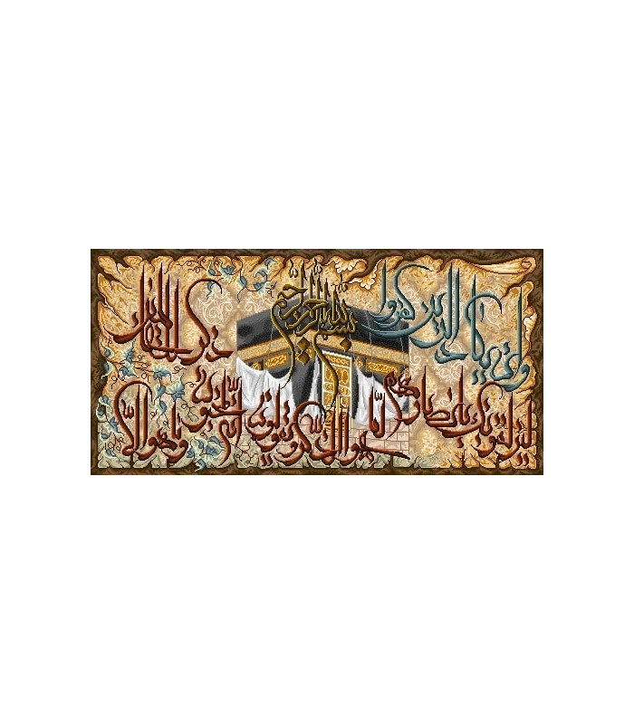 نخ و نقشه تابلو فرش طرح مذهبی کد 66