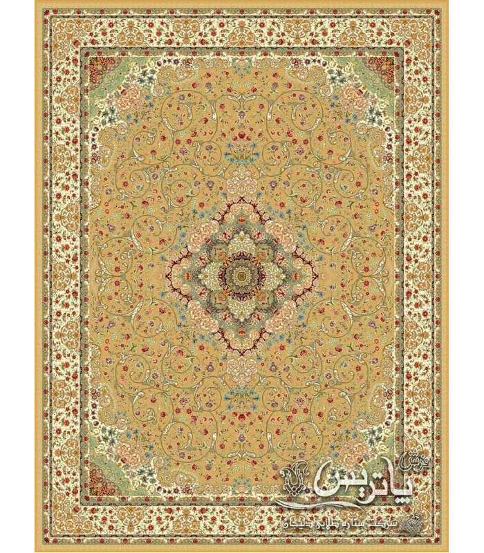 فرش ماشینی پاتریس طرح ونوس بژ