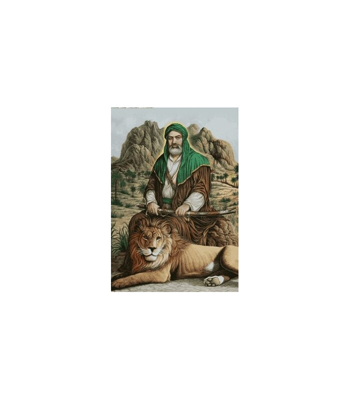 نخ و نقشه تابلو فرش طرح مذهبی کد 97