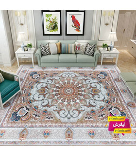 فرش ماشینی نگین مشهد طرح 1012 فیلی