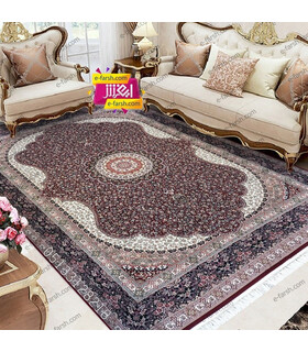 فرش زمرد مشهد طرح 14010 لاکی