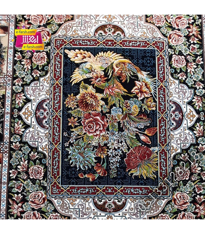 فرش ماشینی آرا مشهد طرح 25586 کرم