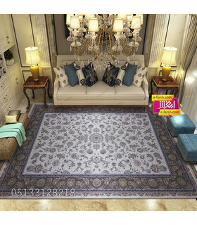 فرش ماشینی مشهد طرح 802078 کرم