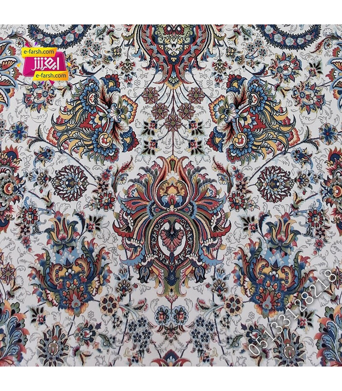 فرش مشهد طرح 802125 کرم
