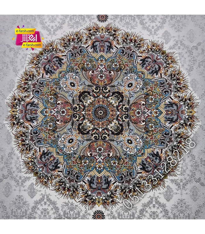 فرش ماشینی آرا مشهد طرح 60020 الماسی