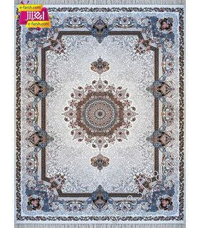 فرش ماشینی مشهد طرح 802081 کرم
