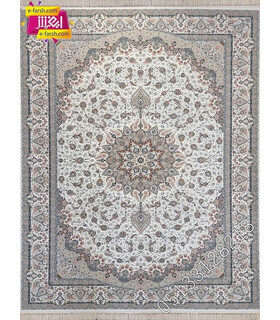 فرش ماشینی مشهد طرح 802079 کرم
