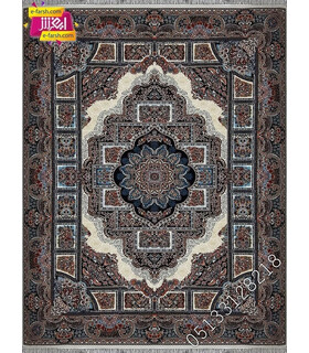 فرش ماشینی آرا مشهد طرح 25590 کرم