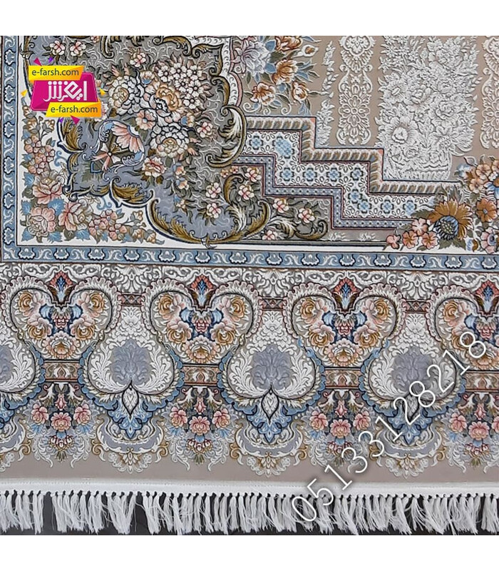 فرش ماشینی آرا مشهد طرح 60030 الماسی