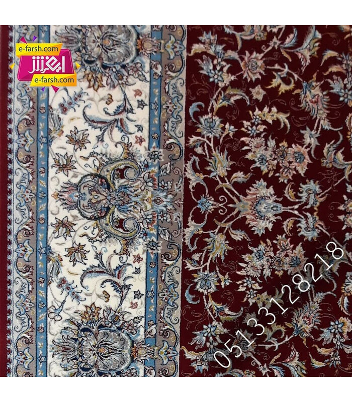 فرش ماشینی آرا مشهد طرح 25595 لاکی