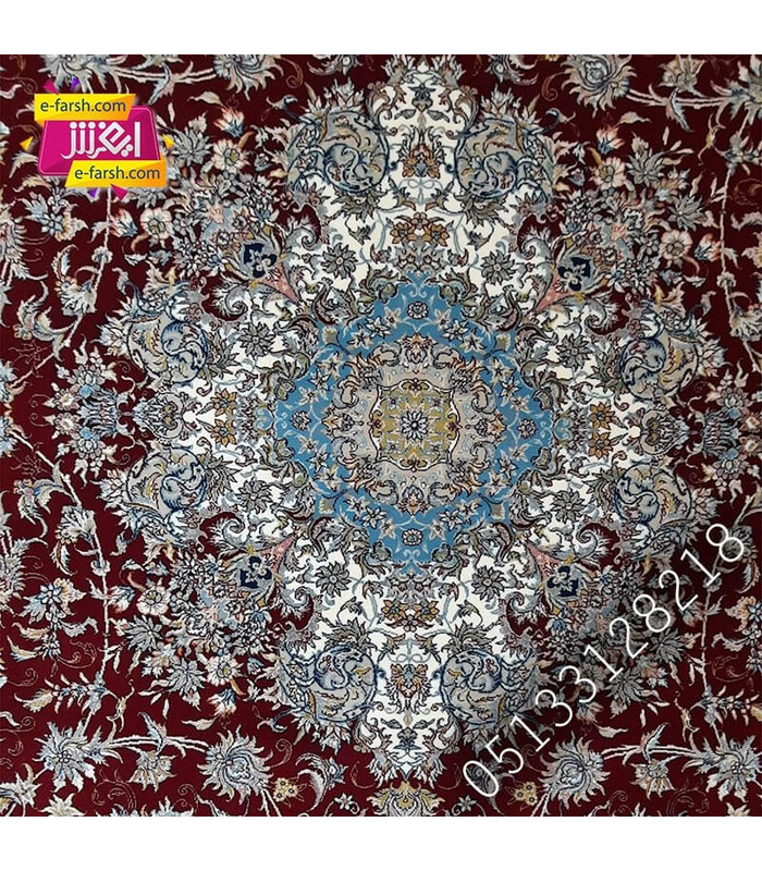 فرش ماشینی آرا مشهد طرح 25595 لاکی
