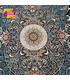 فرش ماشینی آرا مشهد طرح 25600 سورمه ای