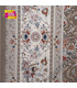 فرش ماشینی زمرد مشهد طرح 37001 نسکافه ای گل برجسته