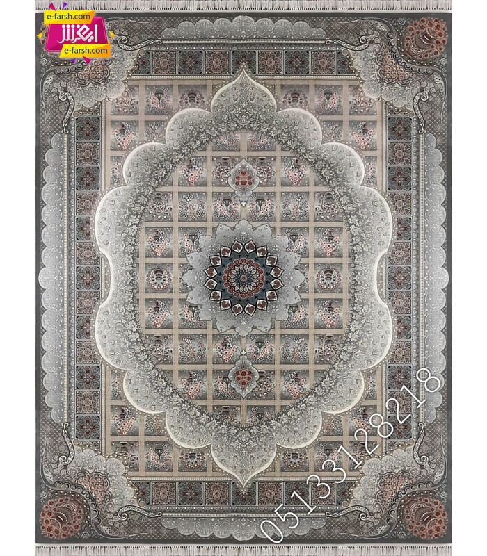 فرش ماشینی آرا مشهد طرح 25607 طوسی
