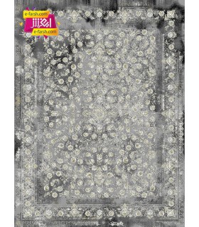 فرش ماشینی مشهد 1200 شانه طرح 803583 فیلی گل برجسته