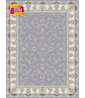 فرش ماشینی مشهد 1200 شانه طرح 803606 خاکستری