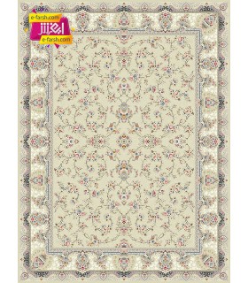 فرش ماشینی مشهد 1200 شانه طرح 803606 موشی