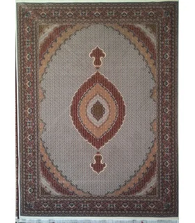 فرش نگین مشهد 700 شانه طرح 2615 کرم