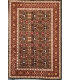 فرش نگین مشهد 700 شانه طرح 2620 سورمه ای