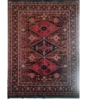 فرش نگین مشهد 700 شانه طرح 2623 سورمه ای