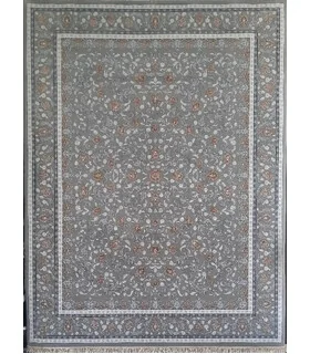 فرش نگین مشهد 700 شانه طرح 2612 خاکستری