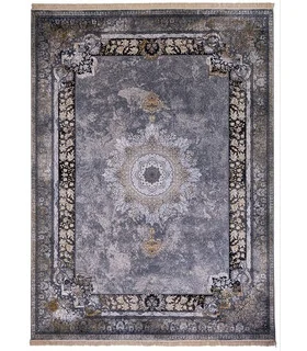 فرش نگین مشهد 700 شانه طرح 2617 دودی