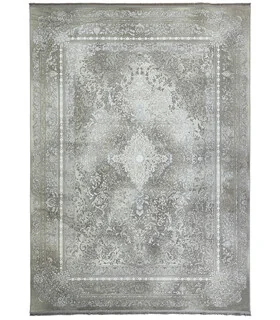 فرش نگین مشهد 1000 شانه طرح 1019/1 بژ