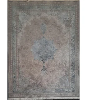 فرش نگین مشهد 1000 شانه طرح 1021/1 بژ