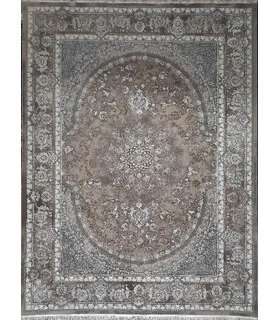 فرش نگین مشهد 1200 شانه طرح 1246/1 بژ