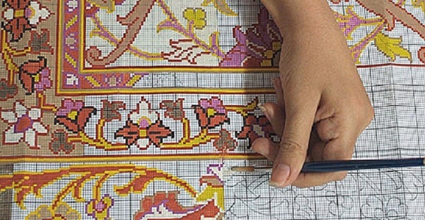 با انواع طرح و نقشه در فرش ایرانی بیشتر آشنا شوید